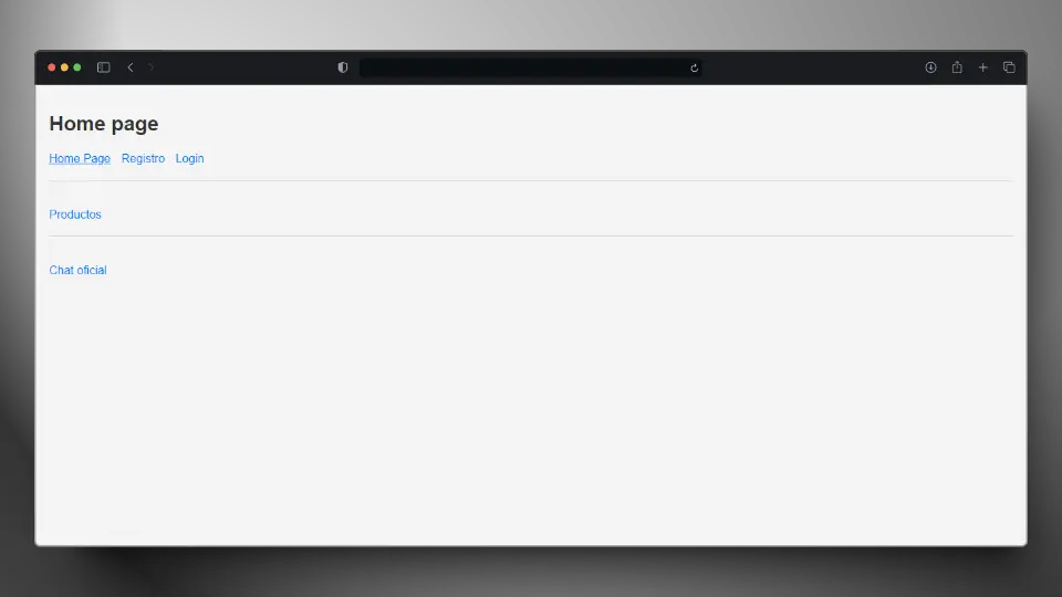 Captura de pantalla del proyecto Proyecto Ecommerce Backend